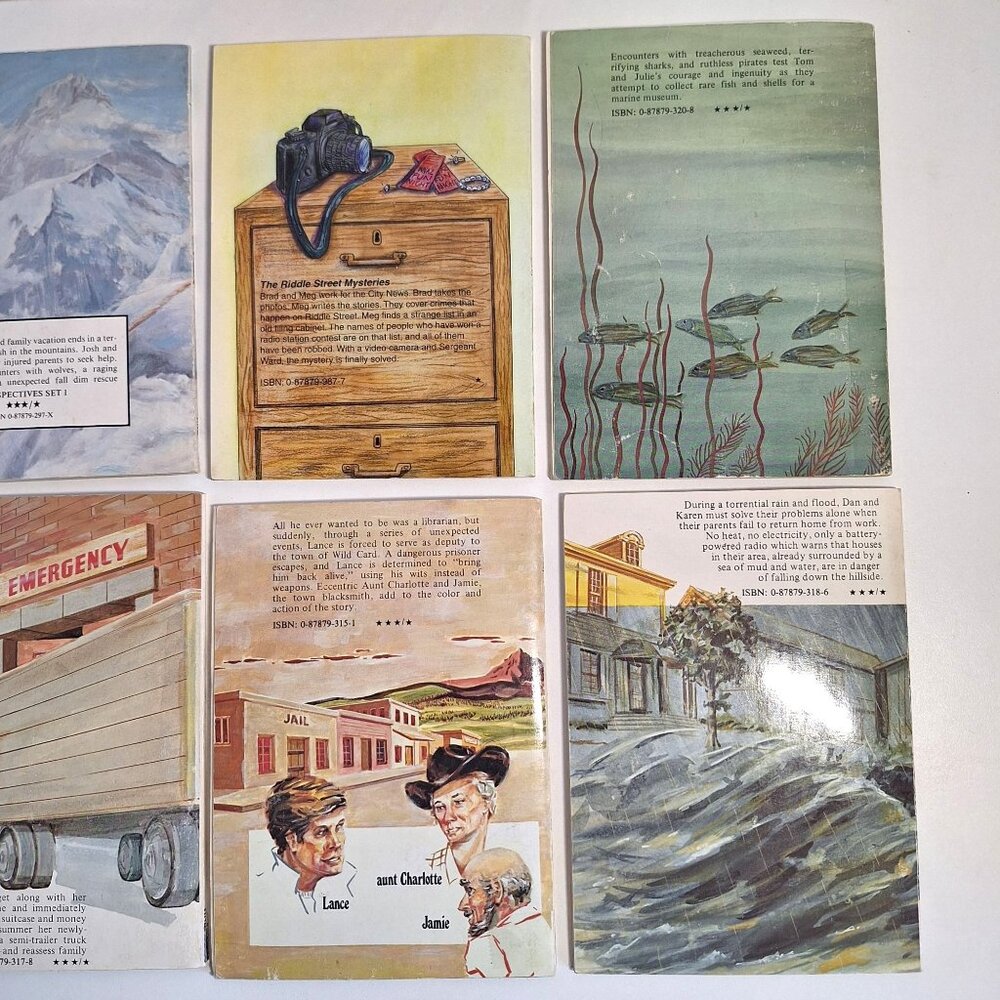 High Noon Books Lot Perspectives Set 1 Vintage 12 Adventure & Mystery - Picture 5 of 14